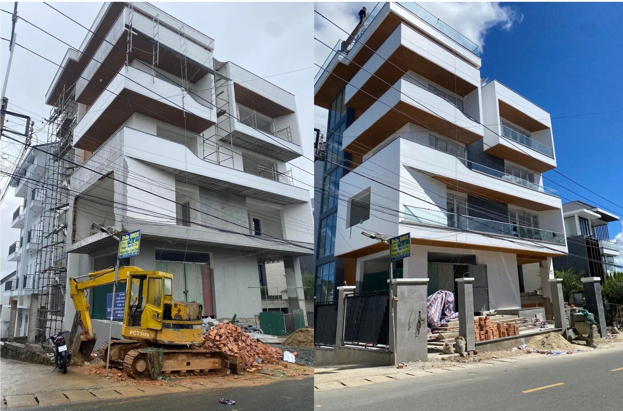 Mặt tiền biệt thự